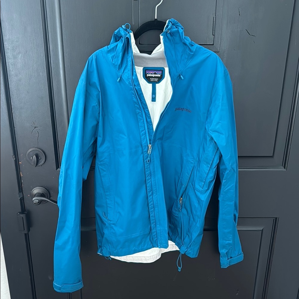 Patagonia Blue Windbreaker Jacket